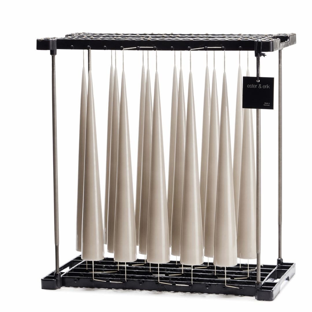 Ester & Erik Konljus 34 cm Linen Grey Shiny