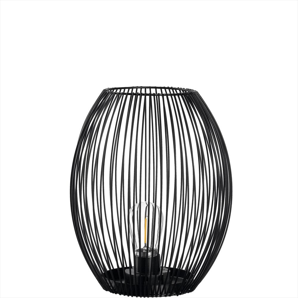 Leonardo Casolare Lanterna 24 cm Svart med LED