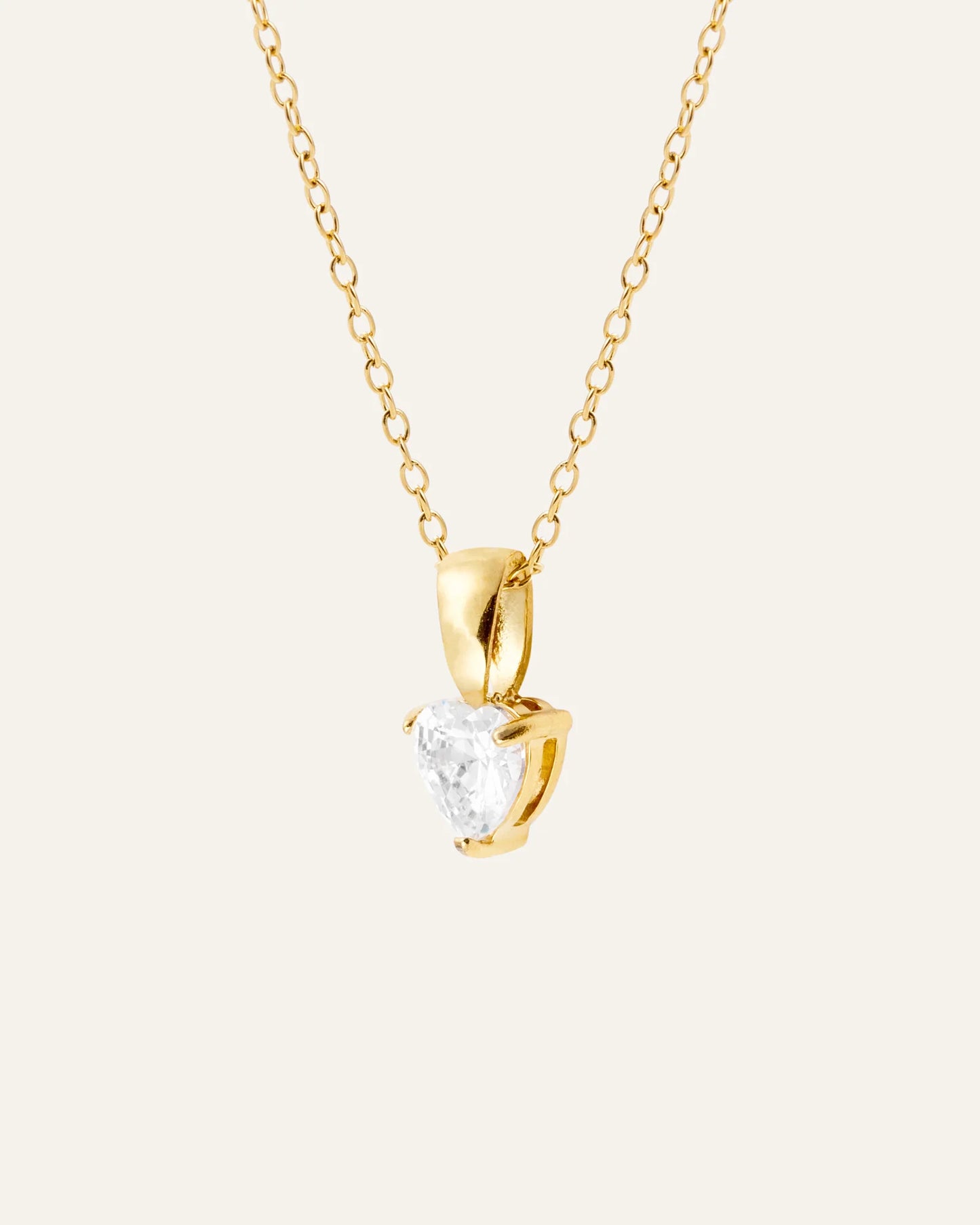 Mockberg Bonne Halsband Guld - vit