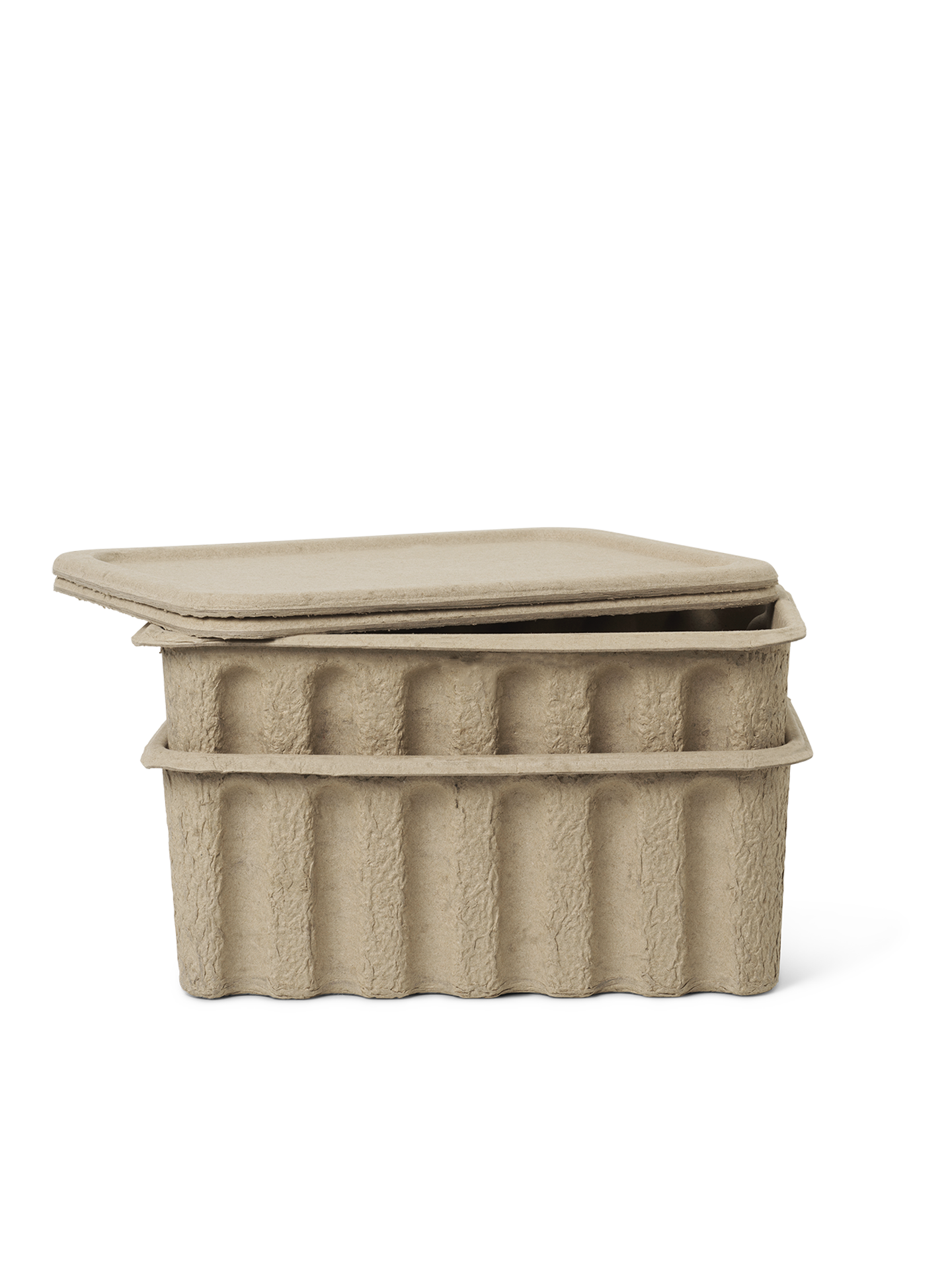 Ferm Living Paper Pulp Box Large - Set om 2