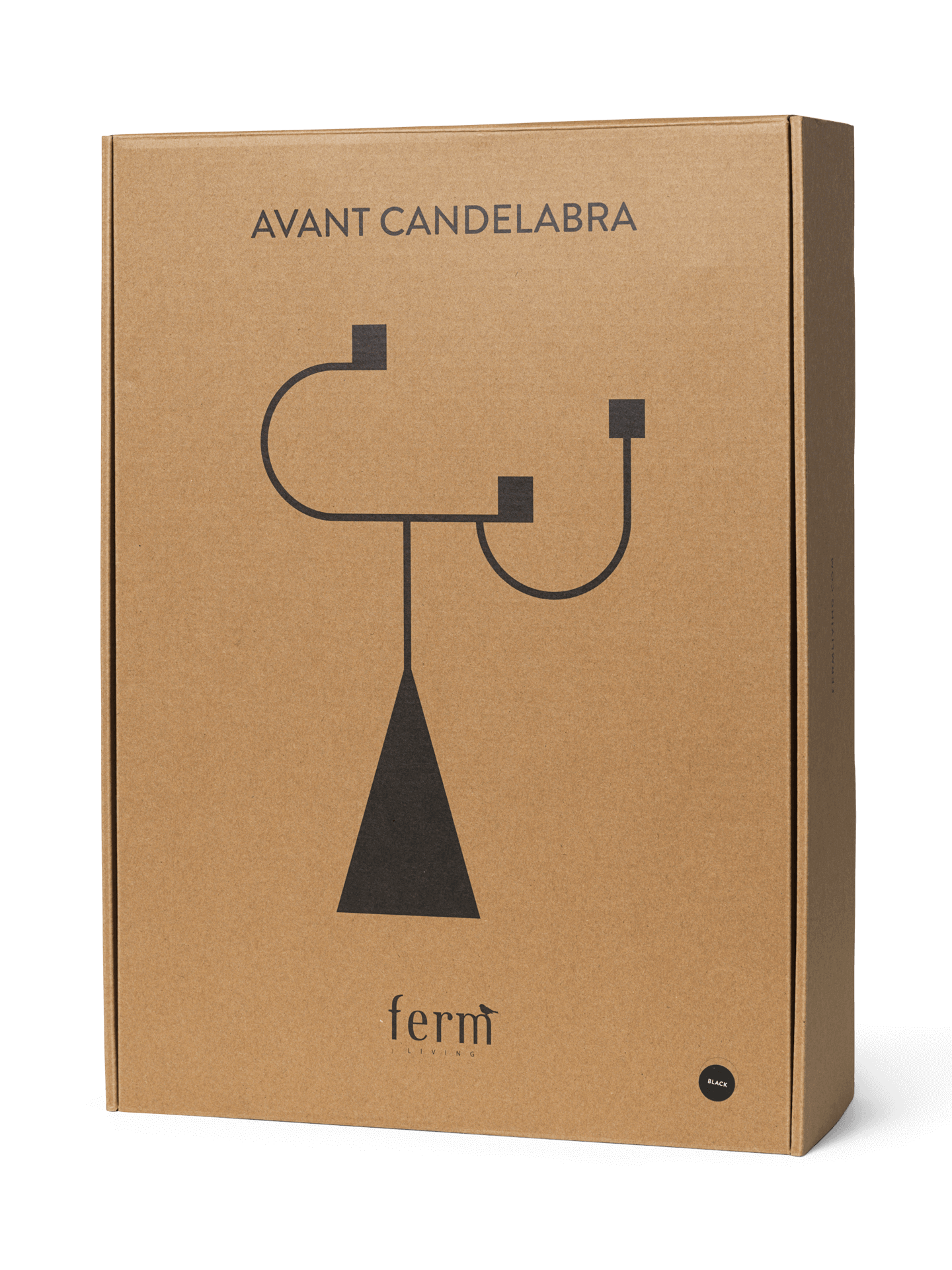 Ferm Living Avant Candelabra - Black