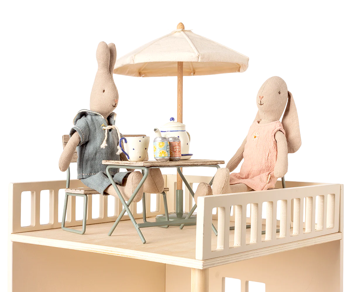 Maileg Garden Set, Table, Chair and bench