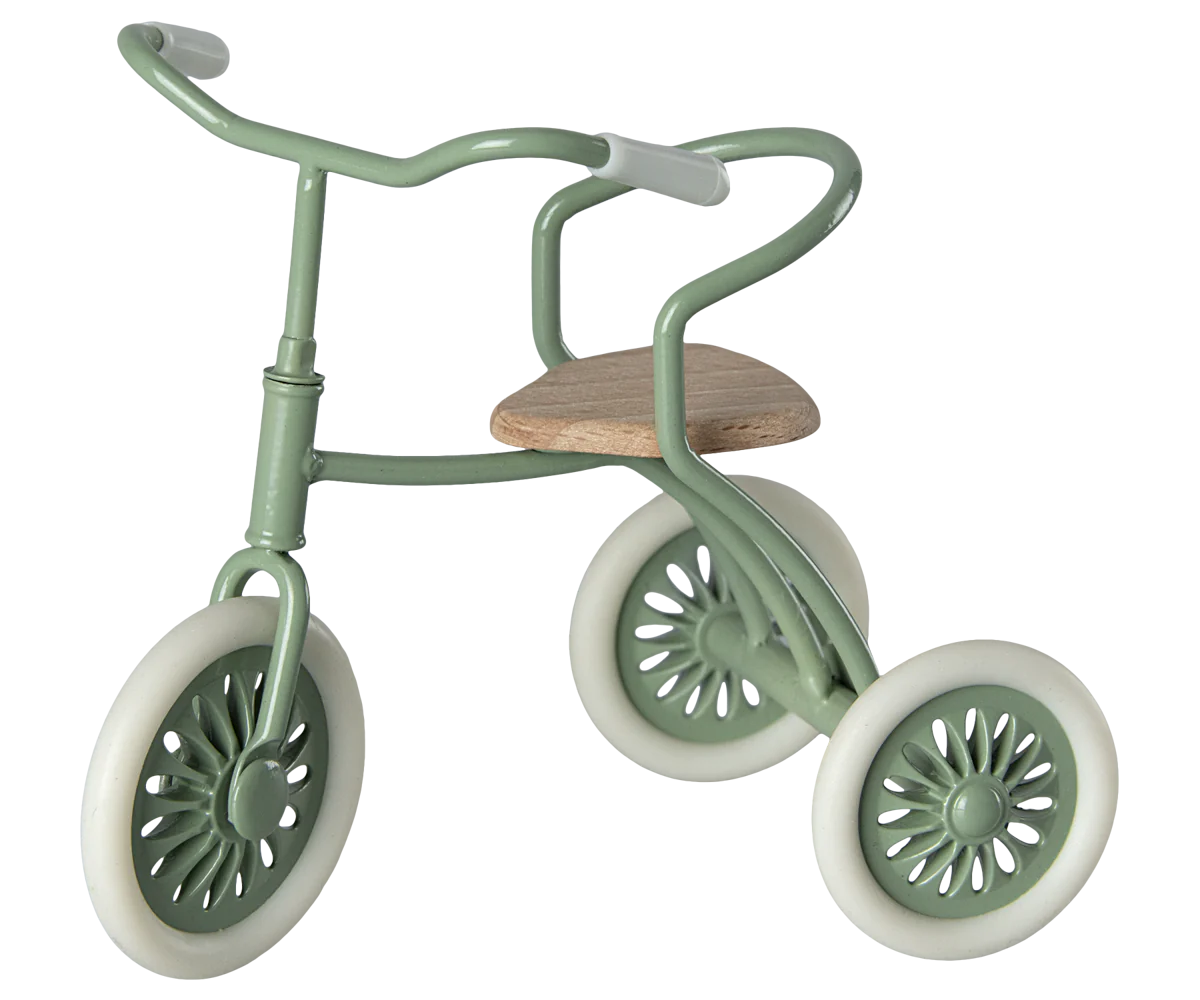 Maileg Abri à Tricycle, Mouse - Green