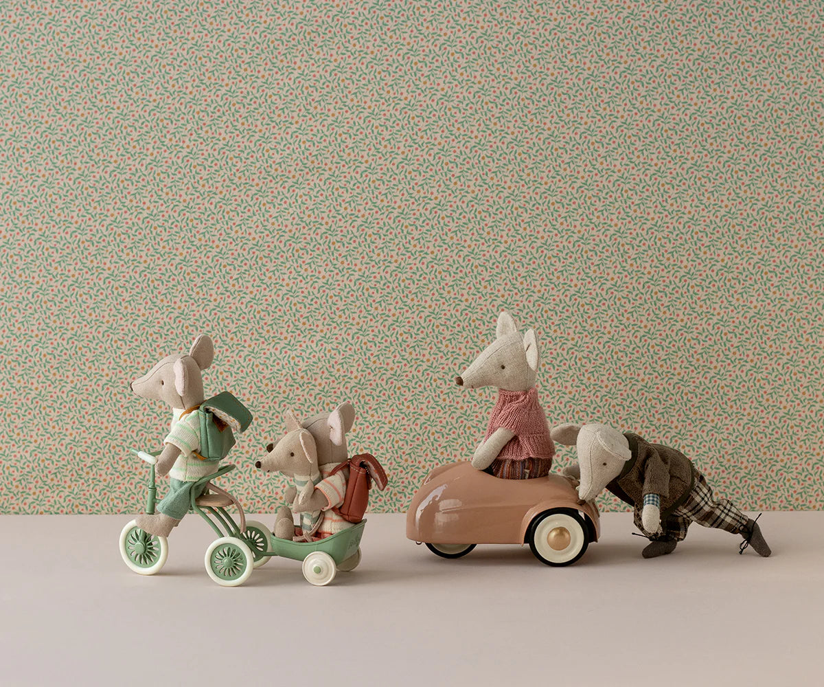 Maileg Abri à Tricycle, Mouse - Green