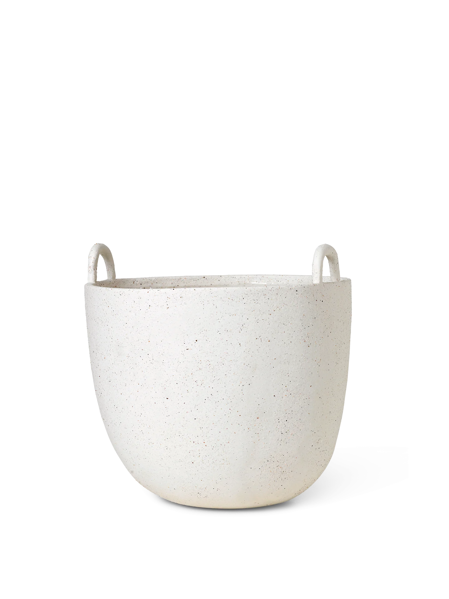 Ferm Living Speckle Pot - Large - Off-White