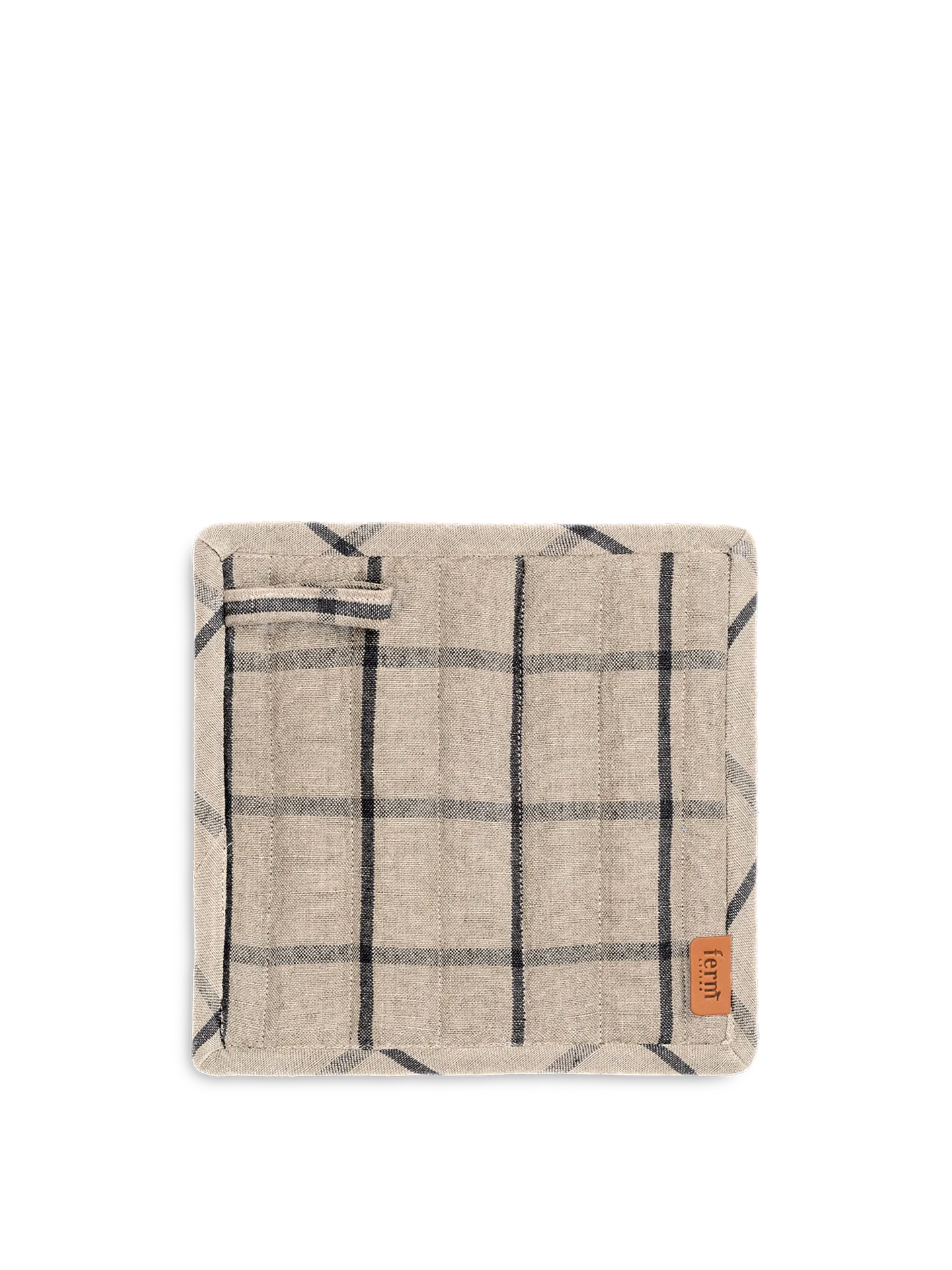 Ferm Living Hale Grytlappar - 2 pack - Sand/Svart