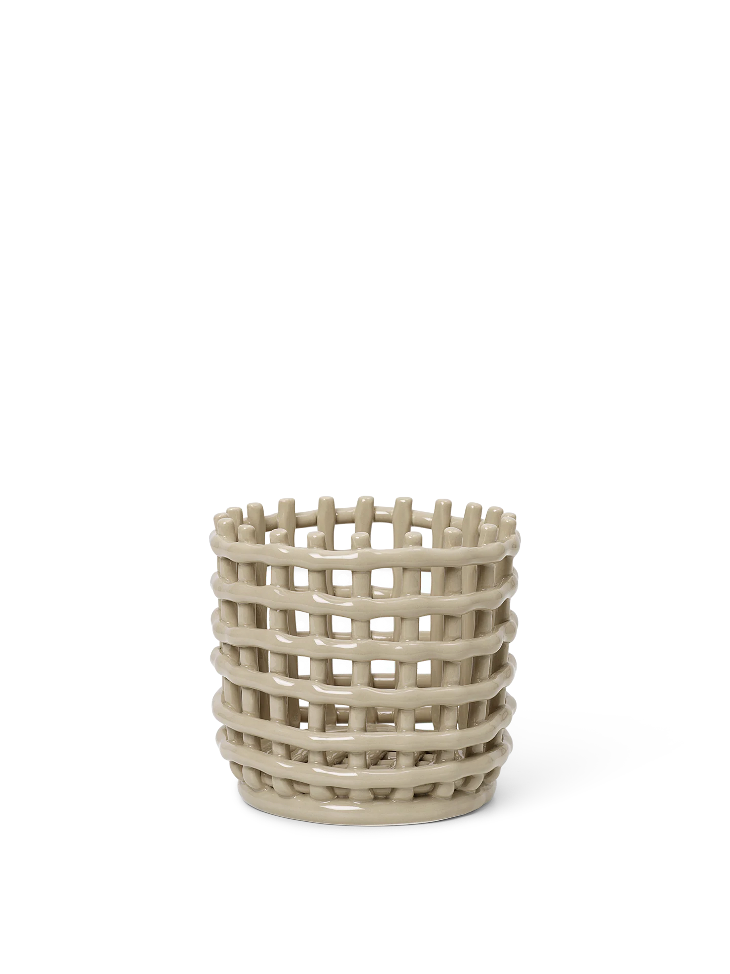 Ferm Living Ceramic Basket - Small