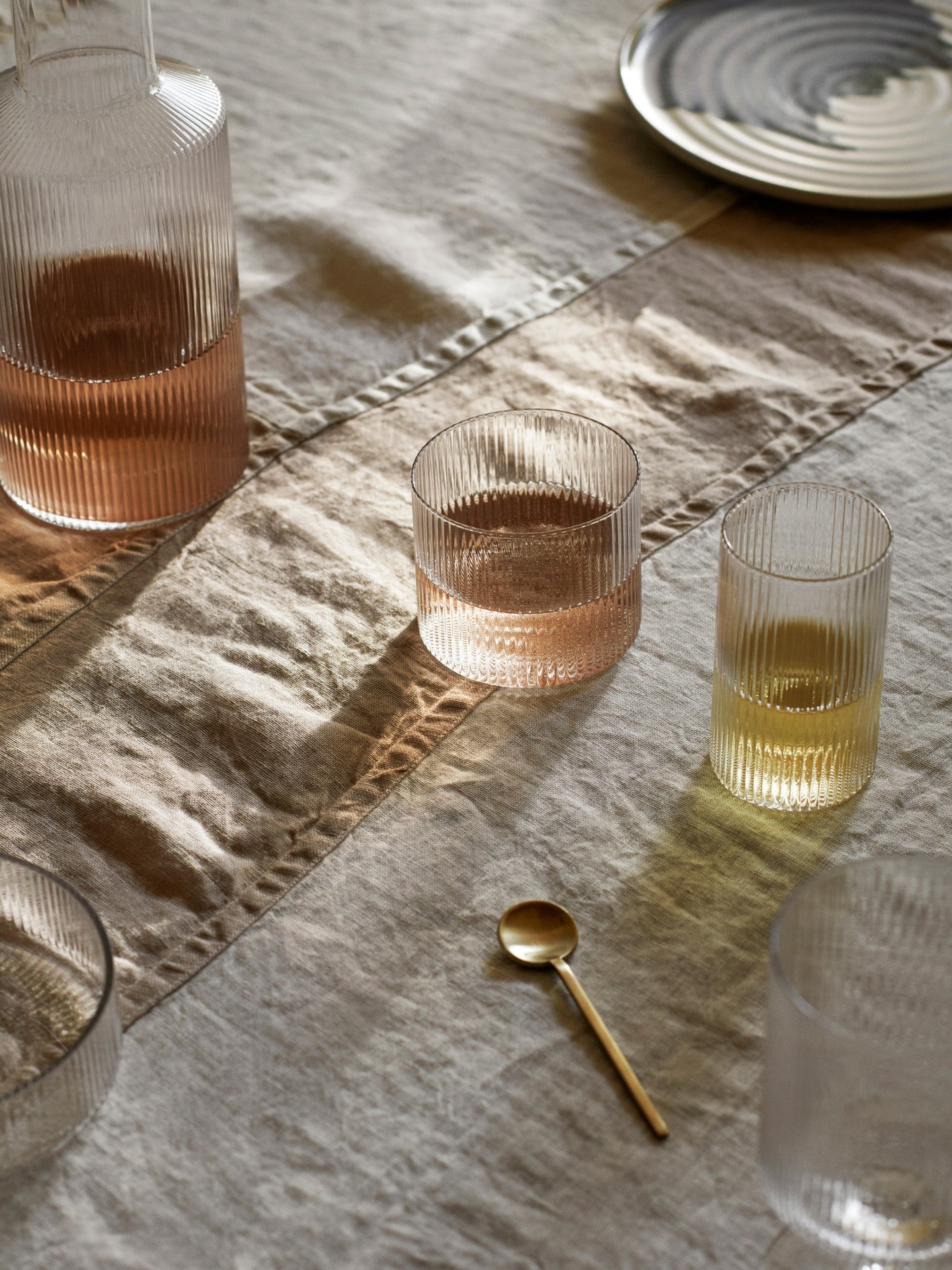Ferm Living Ripple Verrines - Set of 4 - Clear