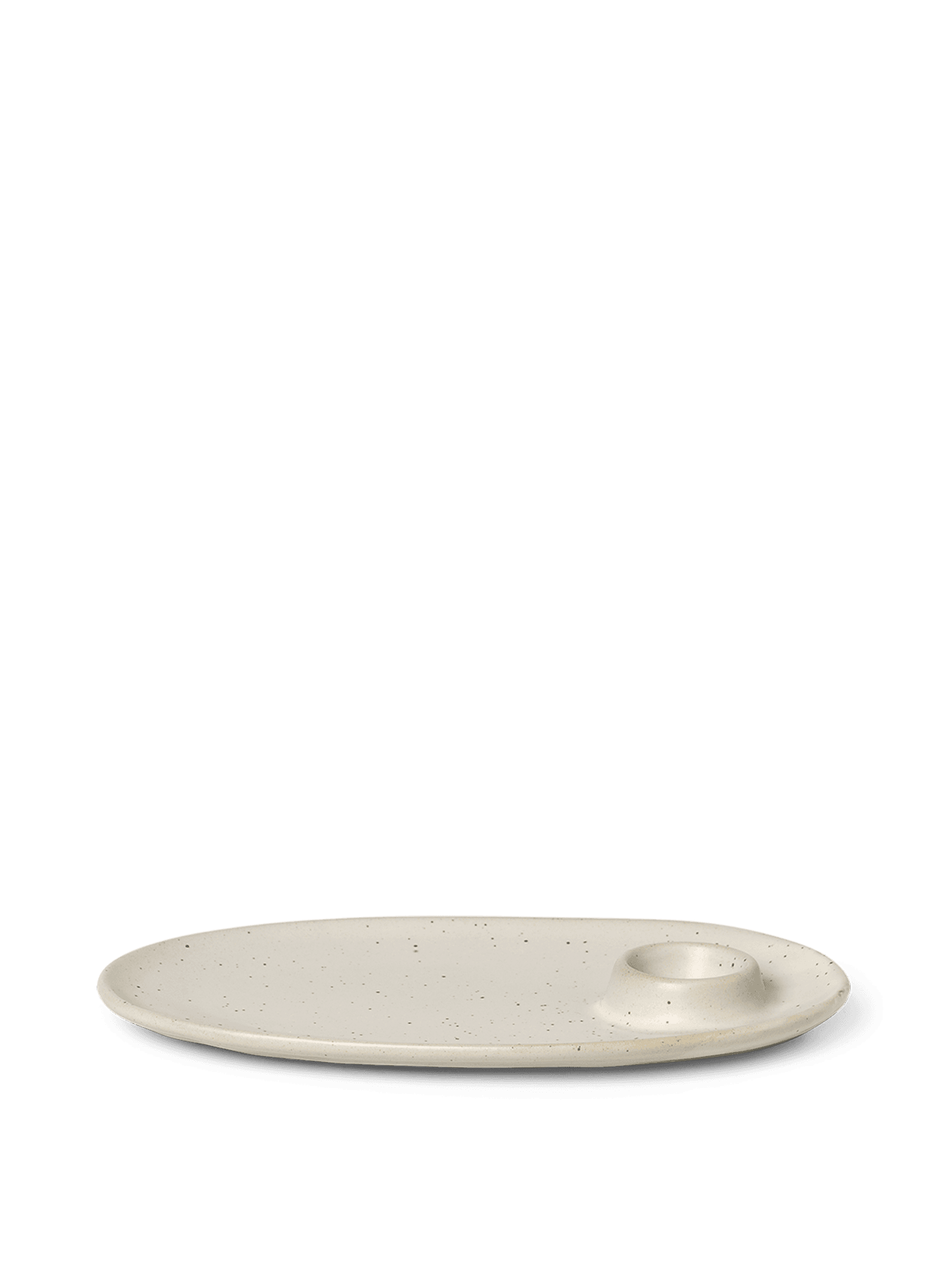 Ferm Living Flow Breakfast Plate - Off-white Speckle