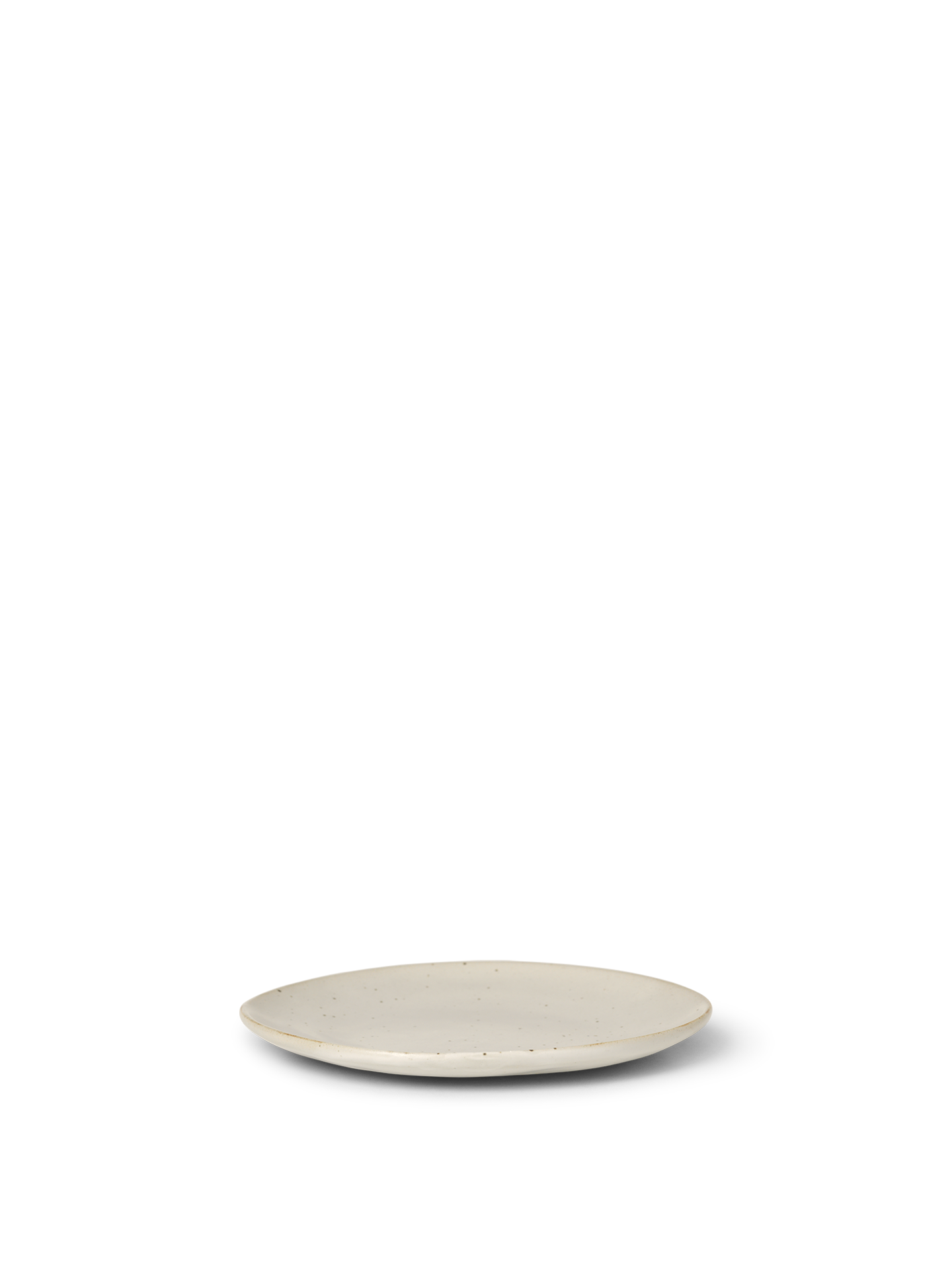 Ferm Living Flow Plate - Small - Off-white Speckle
