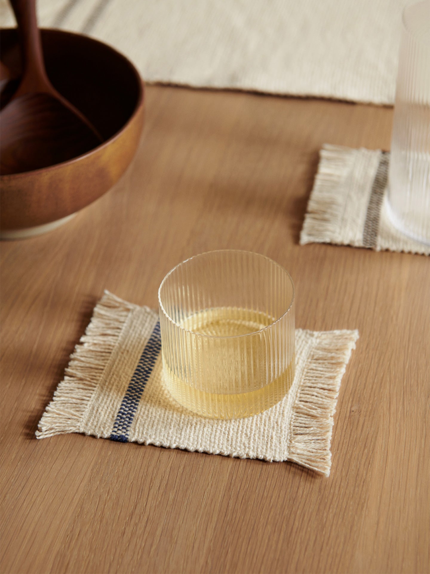Ferm Living Ripple Low Glasses - Set of 4 - Clear