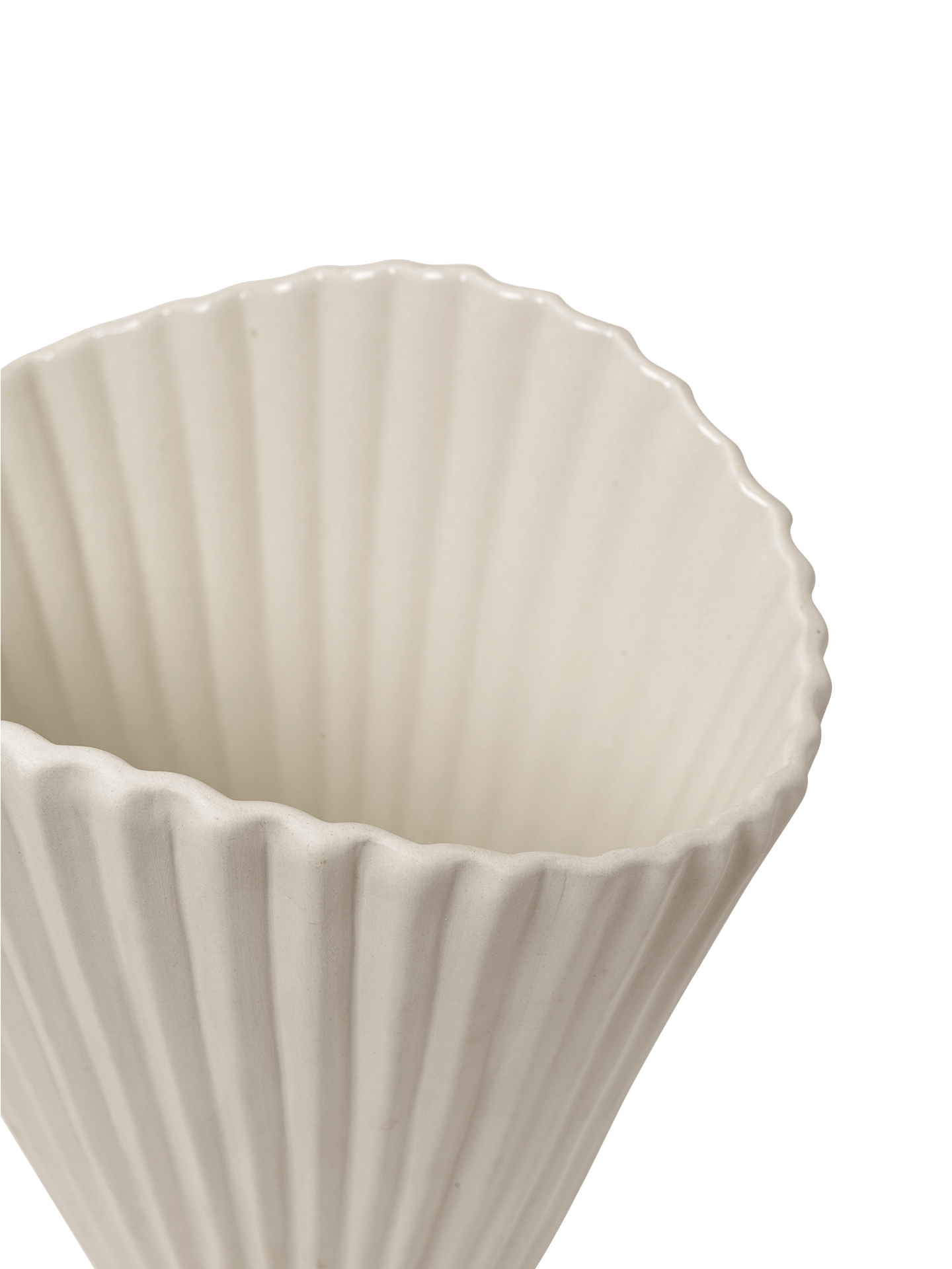 Ferm Living Fountain Vase - Large - Off-White