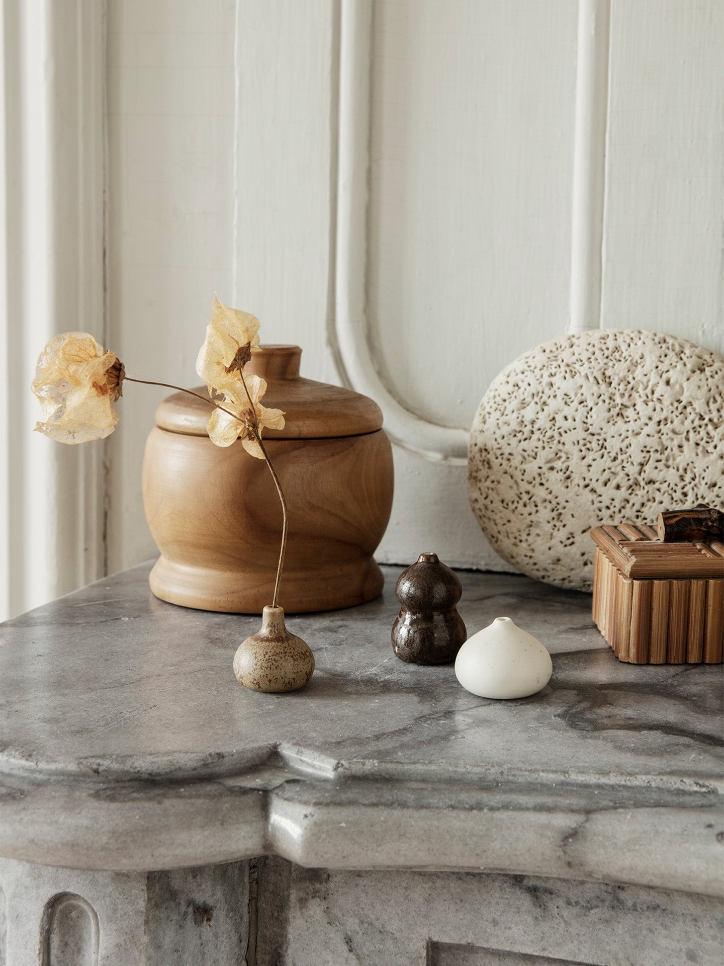 Ferm Living Komo Mini Vaser - Set of 3 - Flerfärgad