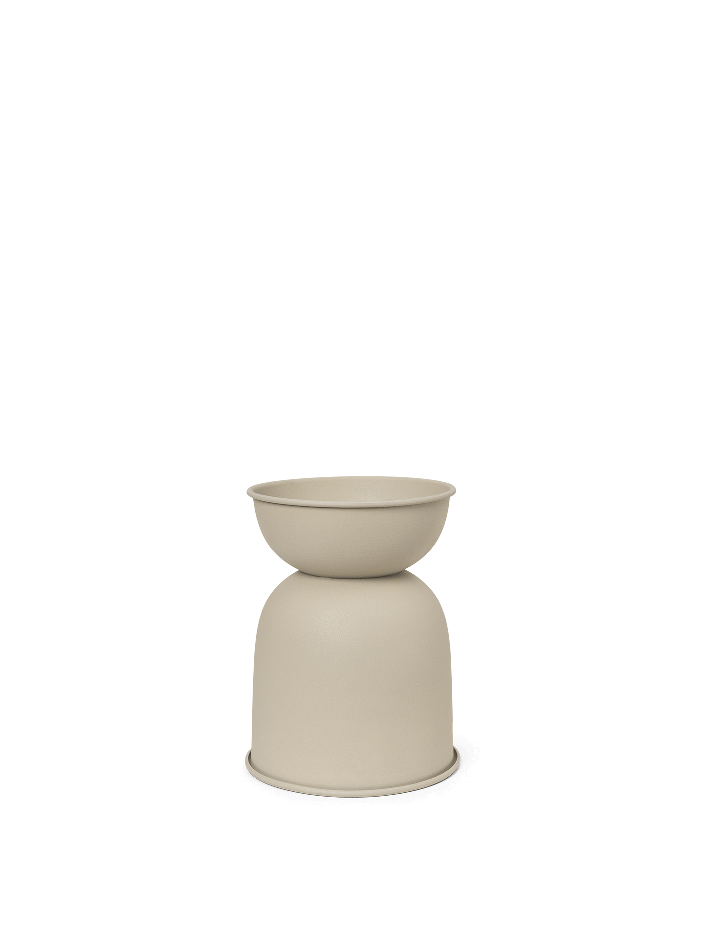Ferm Living Hourglass Pot - Extra Small - Cashmere