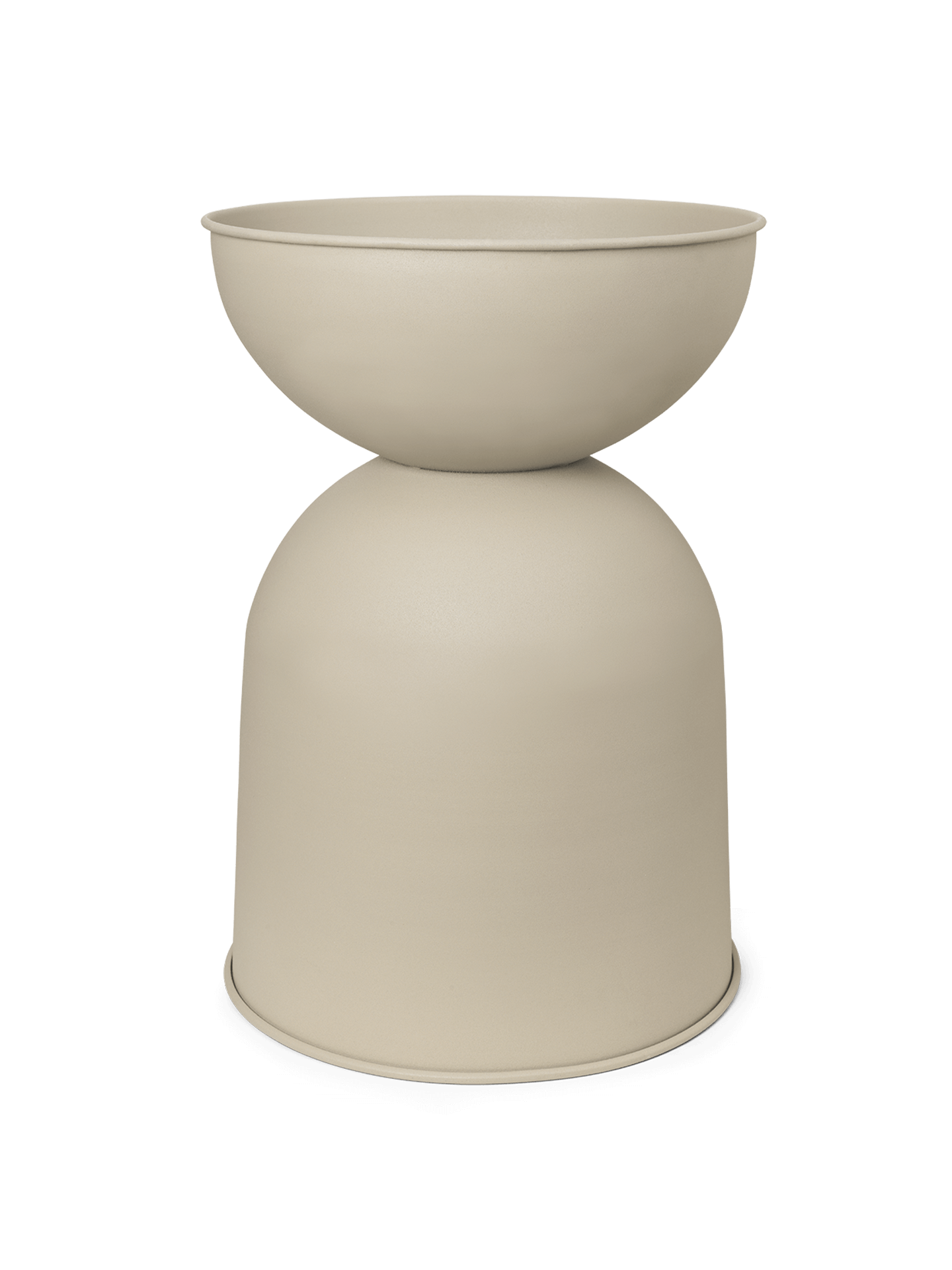 Ferm Living Hourglass Pot - Large - Cashmere