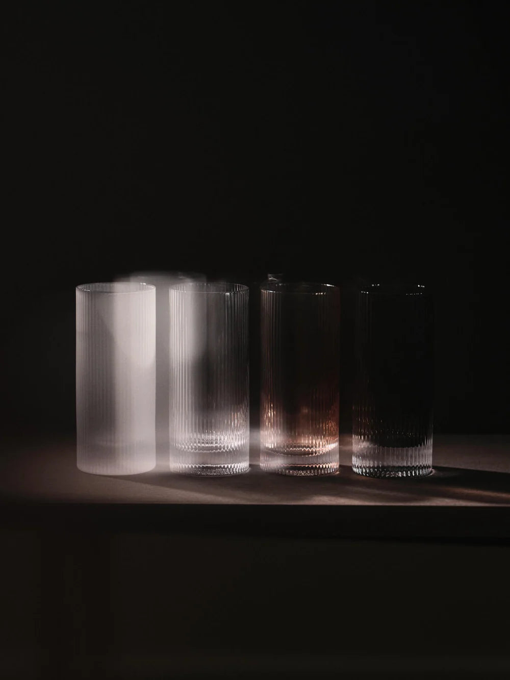 Ferm Living Ripple Highball Glas 2-pack