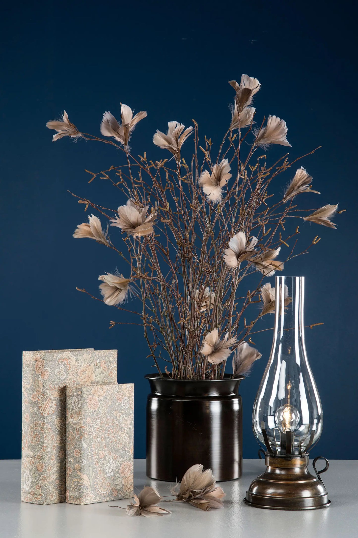 Alot Fjäder Trådad Blom Mullvad