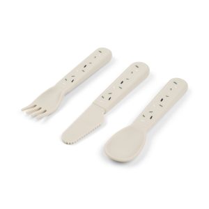 Done by Deer Foodie cutlery set Confetti Sand