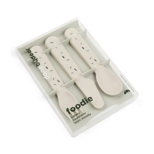 Done by Deer Foodie cutlery set Confetti Sand