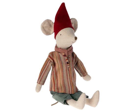 Maileg Christmas Mouse, Medium Boy