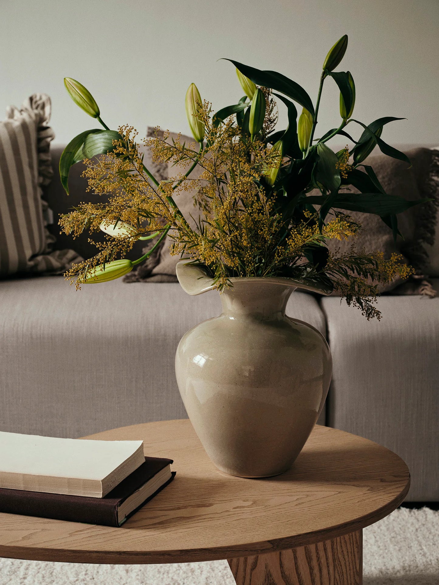 Broste Copenhagen Florentina Vas Beige M
