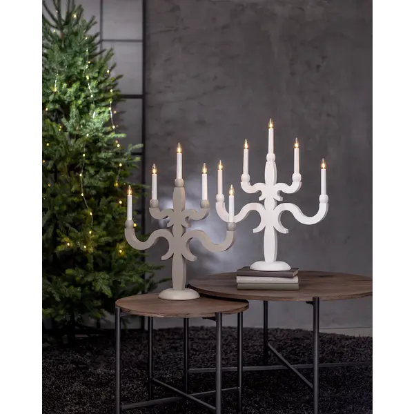 Ljusstake Canna Vit