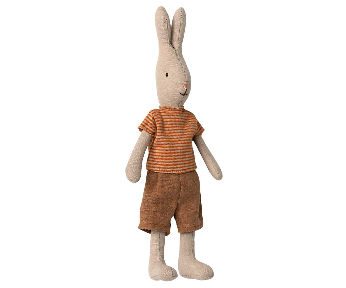 Maileg Rabbit Size 1 Classic Knitted shirt and shorts