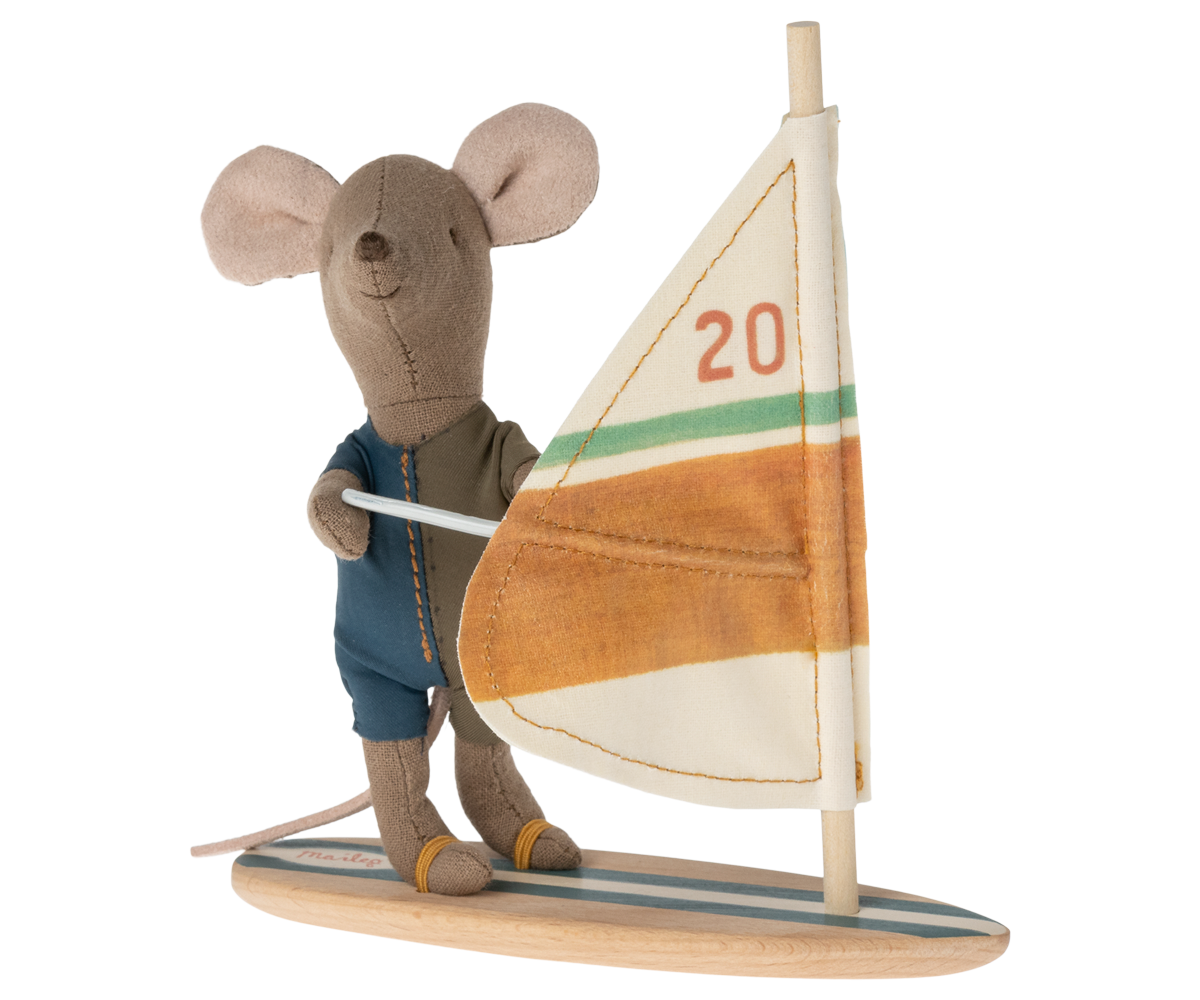 Maileg Beach Mice Surfer little brother