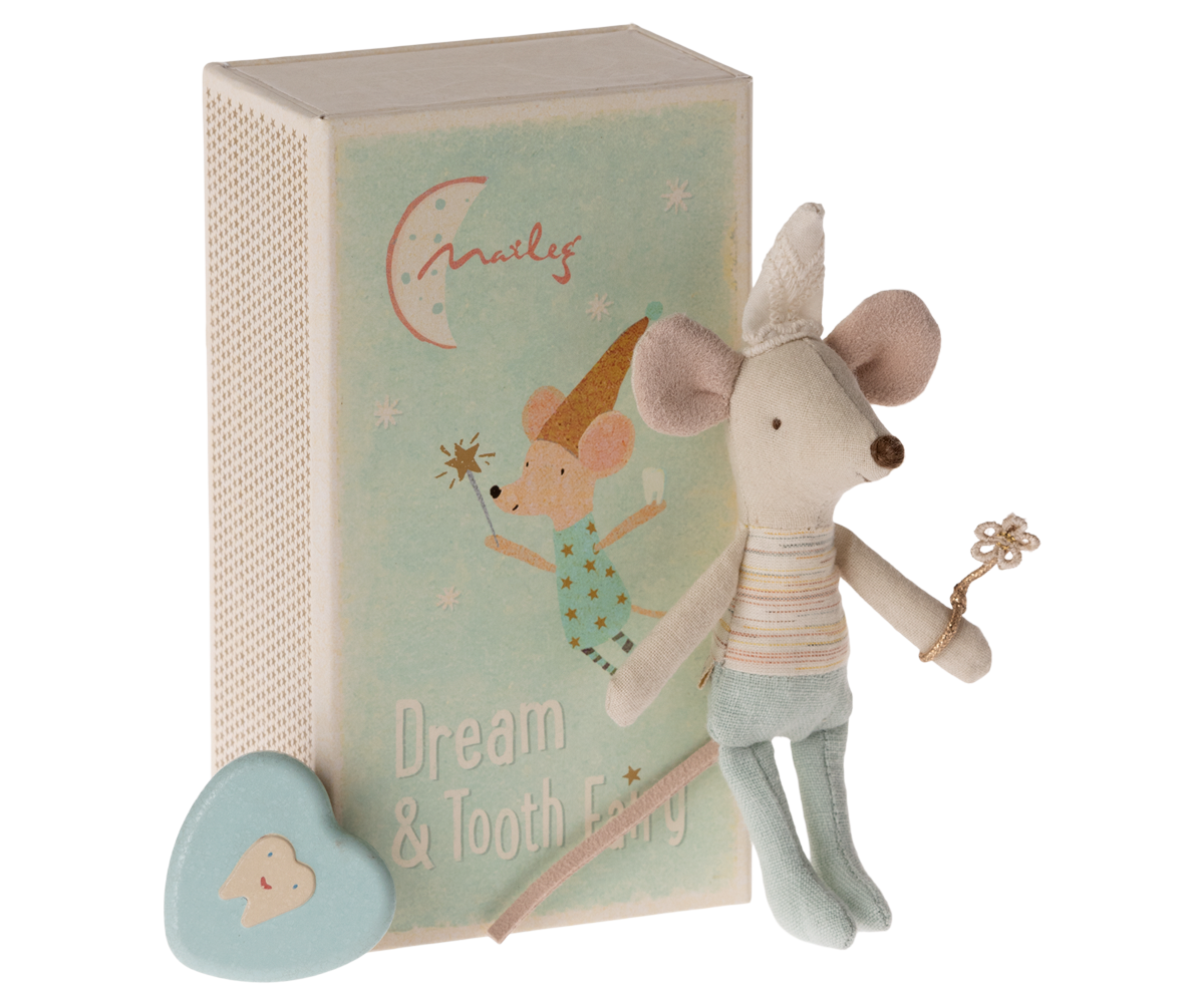 Maileg Tooth Fairy, Little Brother in a matchbox