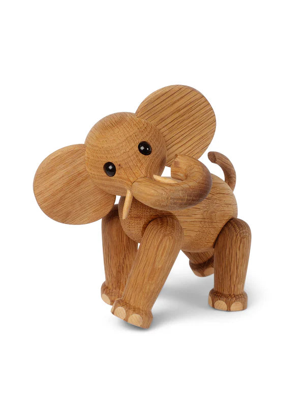 Spring Copenhagen Ollie Elefant trädekoration 15cm EK/lönn