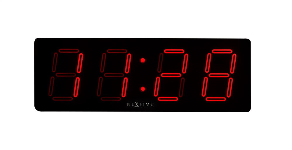 NeXtime Big D LED-klocka