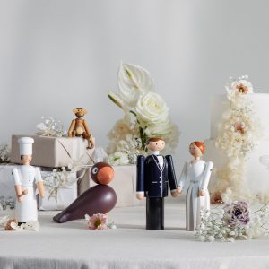 Kay Bojesen Groom Blå/svart/vit