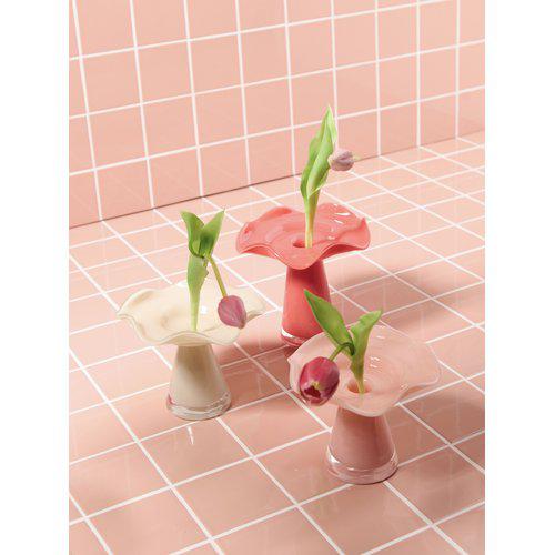 Wikholm Form Barbro Vas 17x13cm Persikorosa