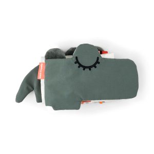 Done by Deer Fold-out soft book Croco Green