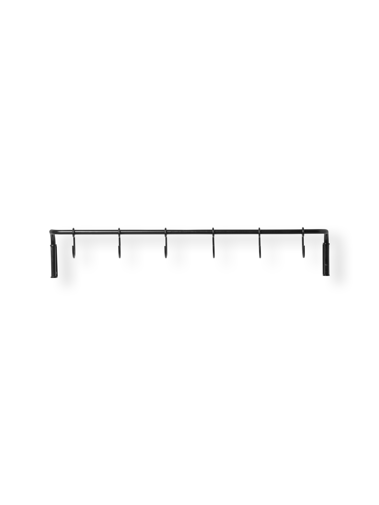 Ferm Living Kitchen Rod incl. 6 hooks - Black