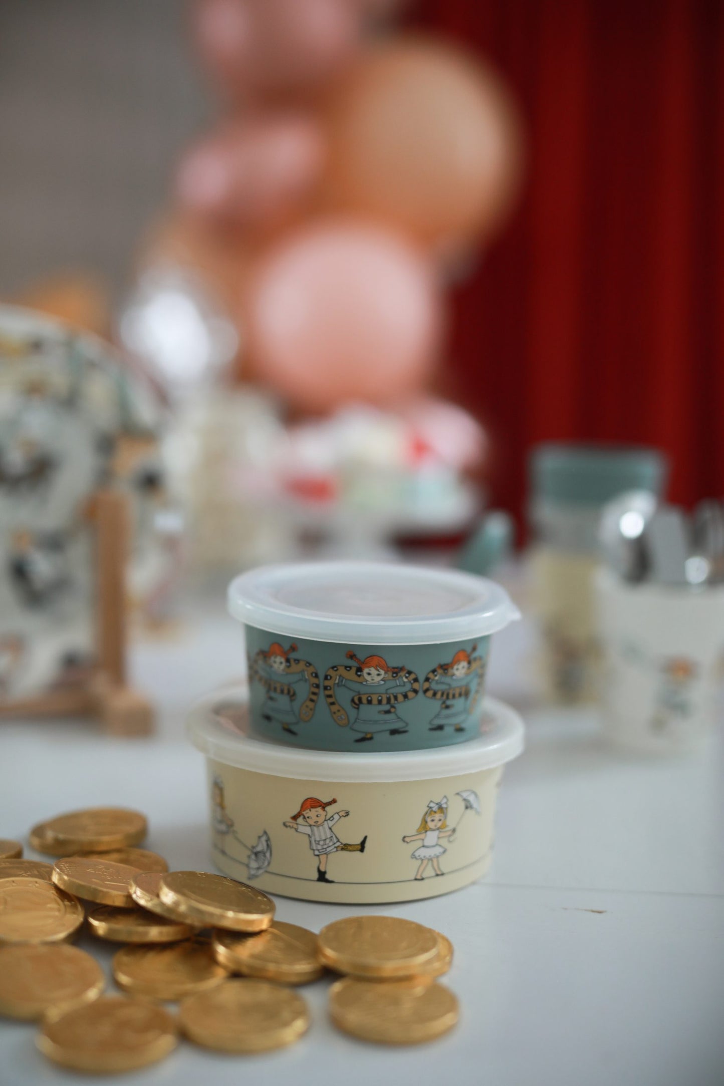 Rätt start Pippi Cirkus Snackbox 2-pack