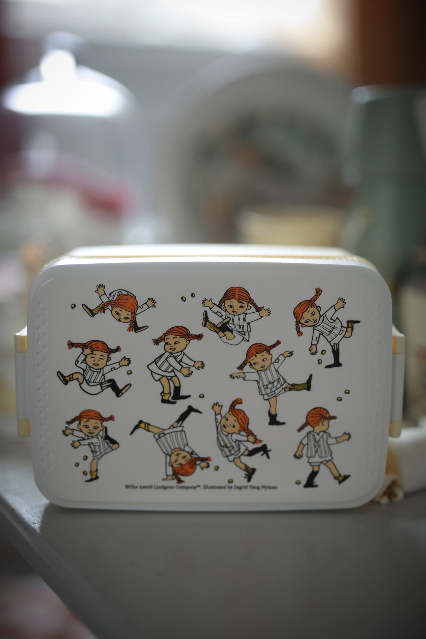 Rätt start Pippi Långstrump Lunchlåda Gul