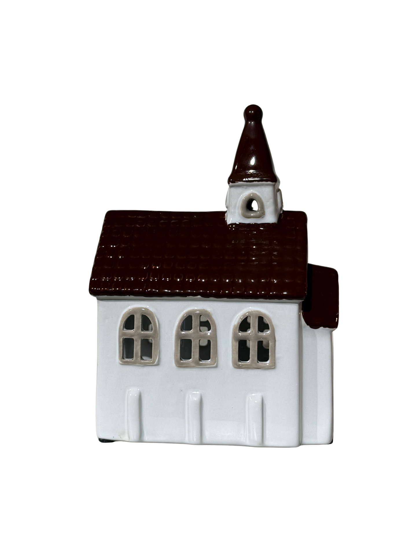 Keramikhus Kyrka Vit 20cm