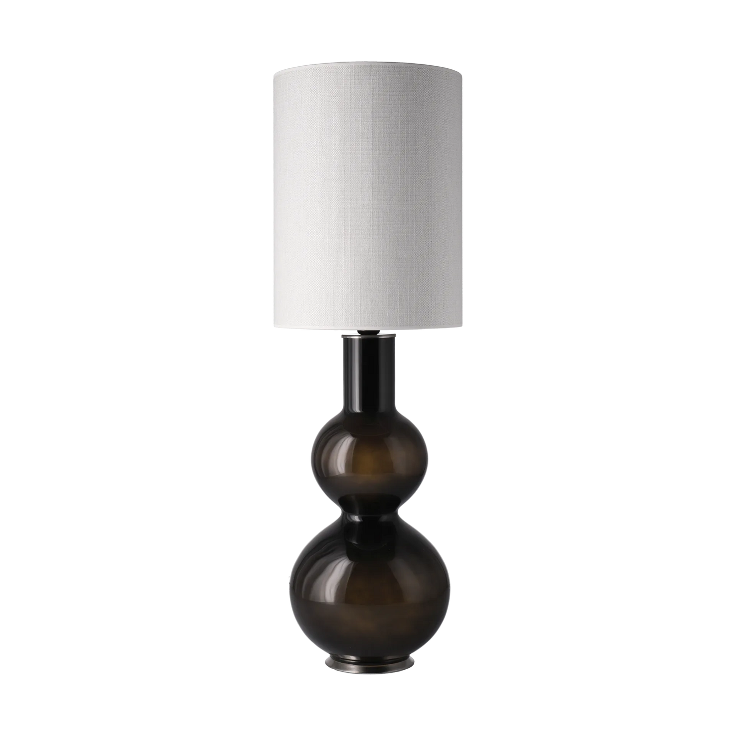 Flavia - Augusta Large Svart fot, Skärm Babel Beige