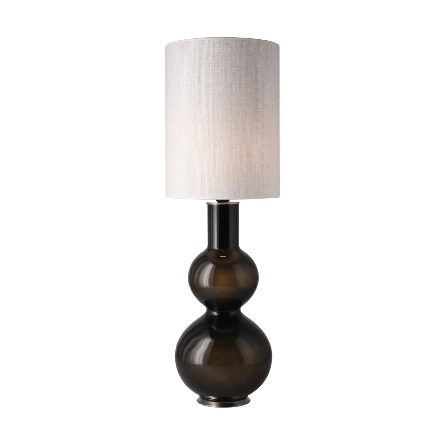 Flavia - Augusta Large Svart fot, Skärm Babel Beige
