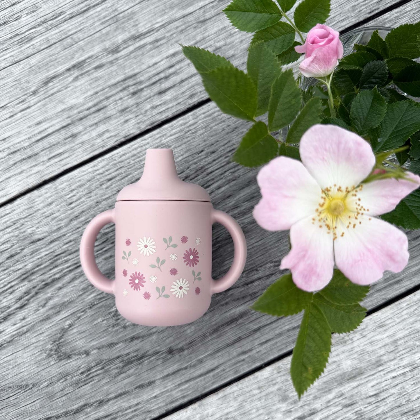 Summerville Pipmugg Silikon Rosa Blomma