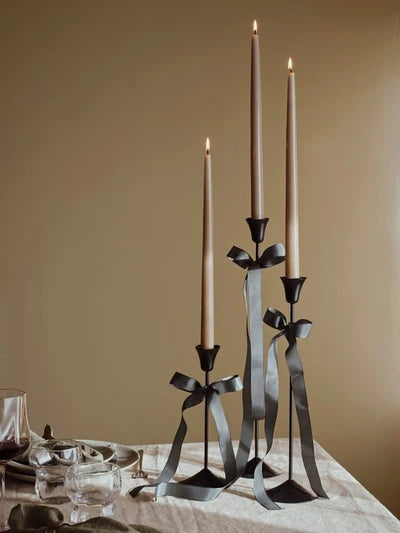 Broste Ria Ljusstake Svart