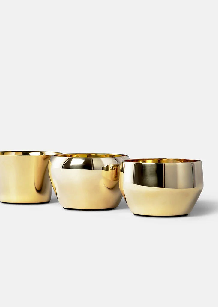 Skultuna Kin Ljuslykta 3-pack Brass