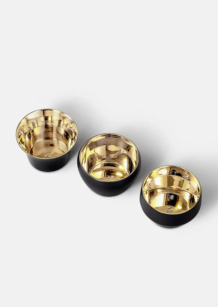 Skultuna Kin Ljuslykta 3 pack Black