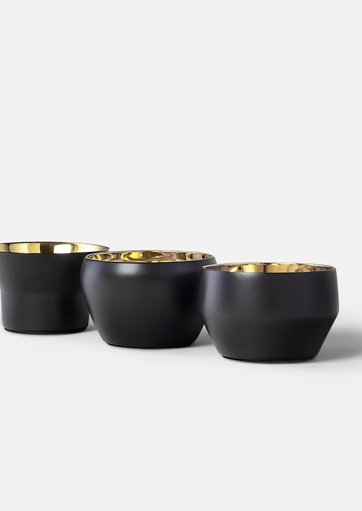 Skultuna Kin Ljuslykta 3 pack Black