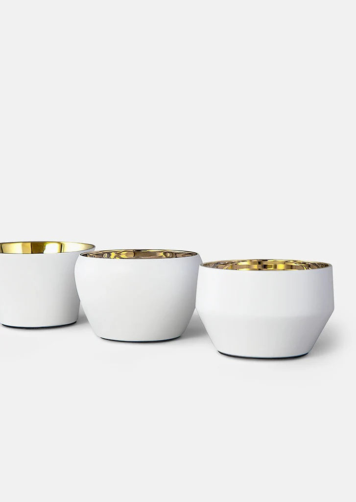 Skultuna Kin Ljuslykta 3 pack White
