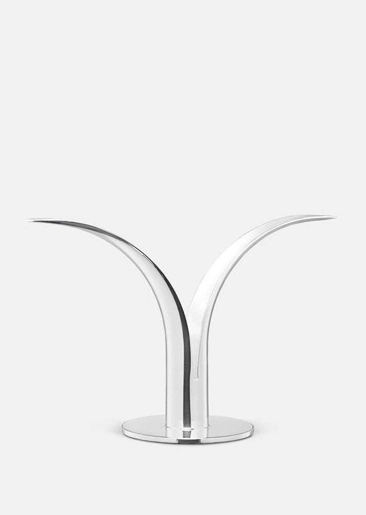 Skultuna Ljusstake Lilja Silver