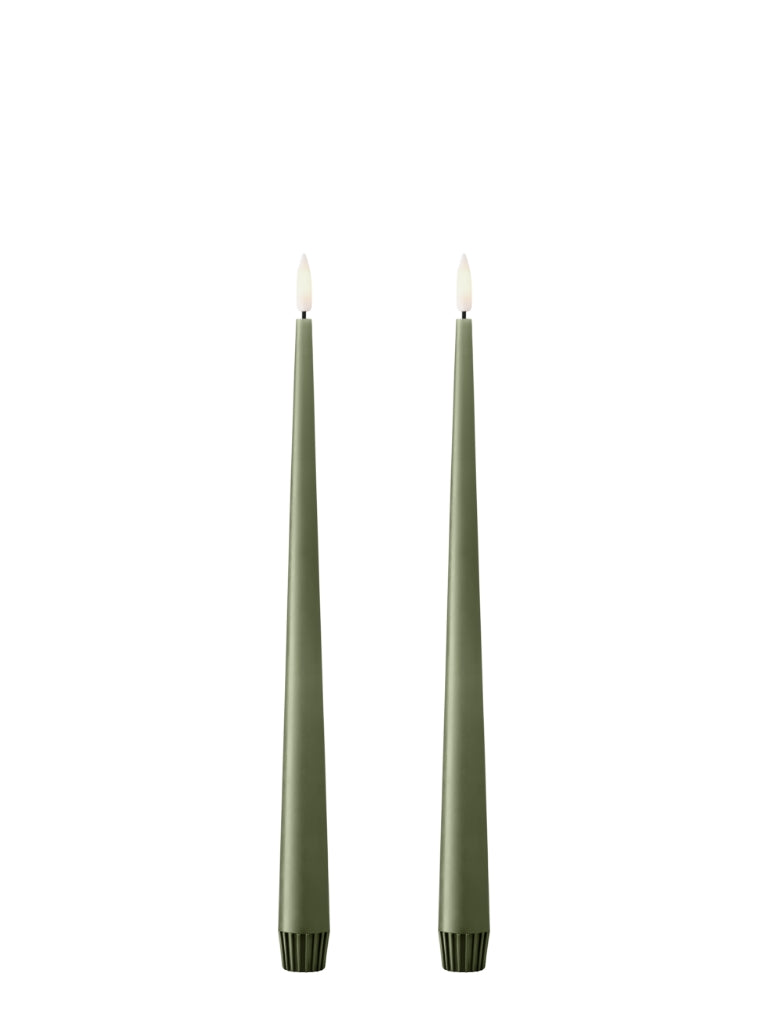 Ester & Erik Ledljus 30cm Green Soil 2-p
