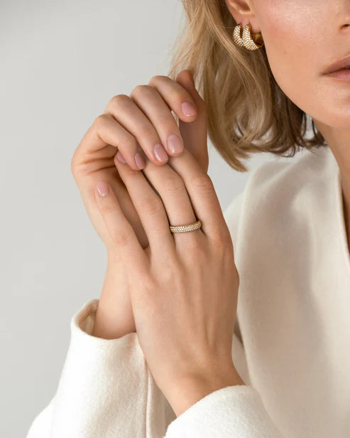 Mockberg Waterproof Amour Gold Ring