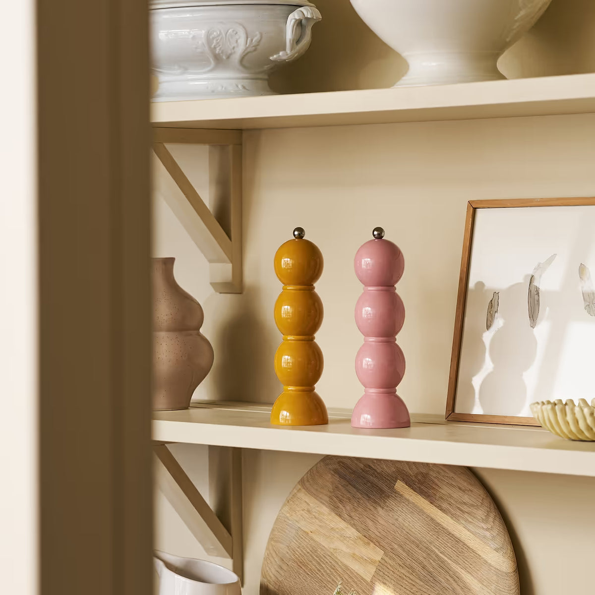 Addison Ross Salt & Pepparkvarn Bobbin Mustard 24cm